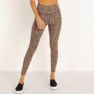 VARLEY Luna Leggings Classic Cheetah Print, Size M